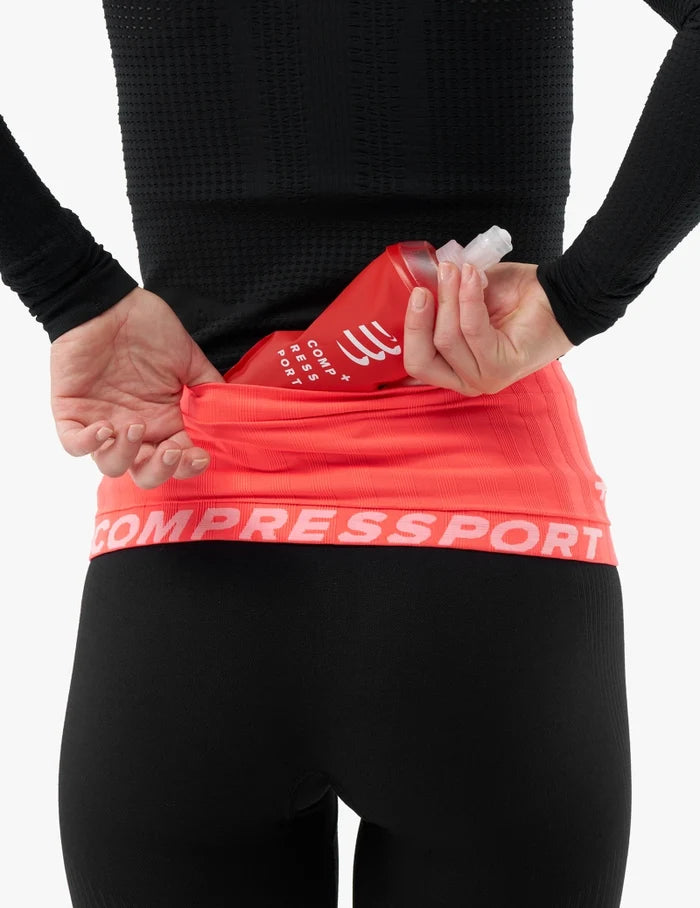 Compressport Unisex's Free Belt - Red/Black