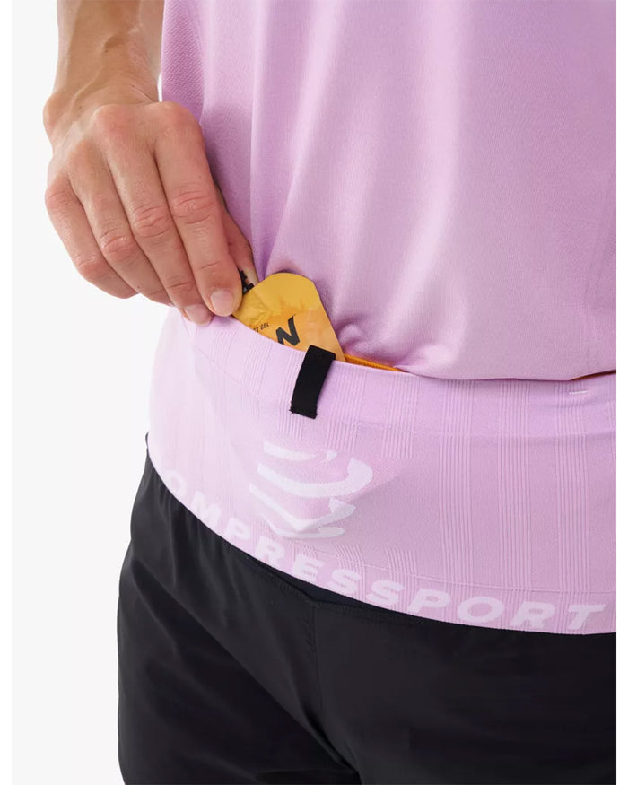 Compressport Unisex's Free Belt 2.0 - Orchid/Apricot