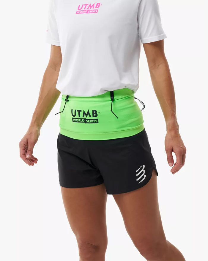 Compressport Unisex's Free Belt Pro UTMB 2026 L1 - Neon Green