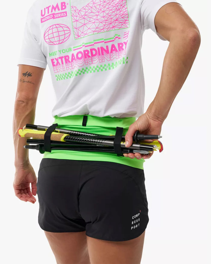 Compressport Unisex's Free Belt Pro UTMB 2026 L1 - Neon Green