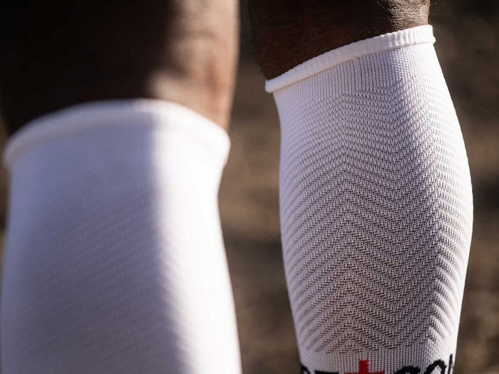 Compressport Unisex's Full Socks Run - White