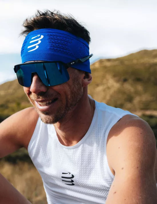 Compressport Unisex's Headband On/Off - Dazz Blue