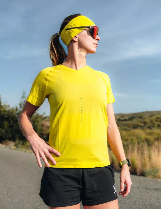 Compressport Unisex's Headband On/Off - Green Sheen