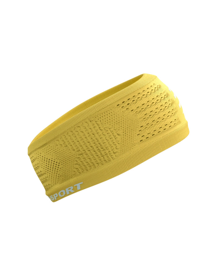 Compressport Unisex's Headband On/Off - Lemon