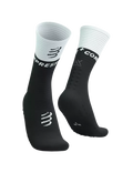 Compressport Unisex's Mid Compression Socks v2.0 - Black/White