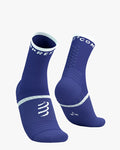 Compressport Unisex's Pro Marathon Socks v2.0 - Orient Blue/Star White