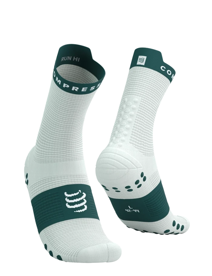 Compressport Unisex's Pro Racing Socks v4.0 Run High - Sugar/Storm