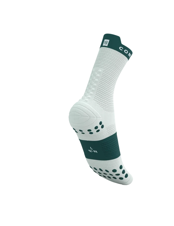 Compressport Unisex's Pro Racing Socks v4.0 Run High - Sugar/Storm