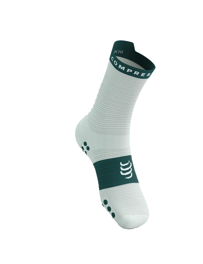 Compressport Unisex's Pro Racing Socks v4.0 Run High - Sugar/Storm