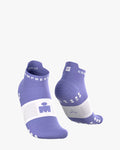 Compressport Unisex's Pro Racing Socks v4.0 Run Low - Ironman 2026 - L1 - Jacaranda/White