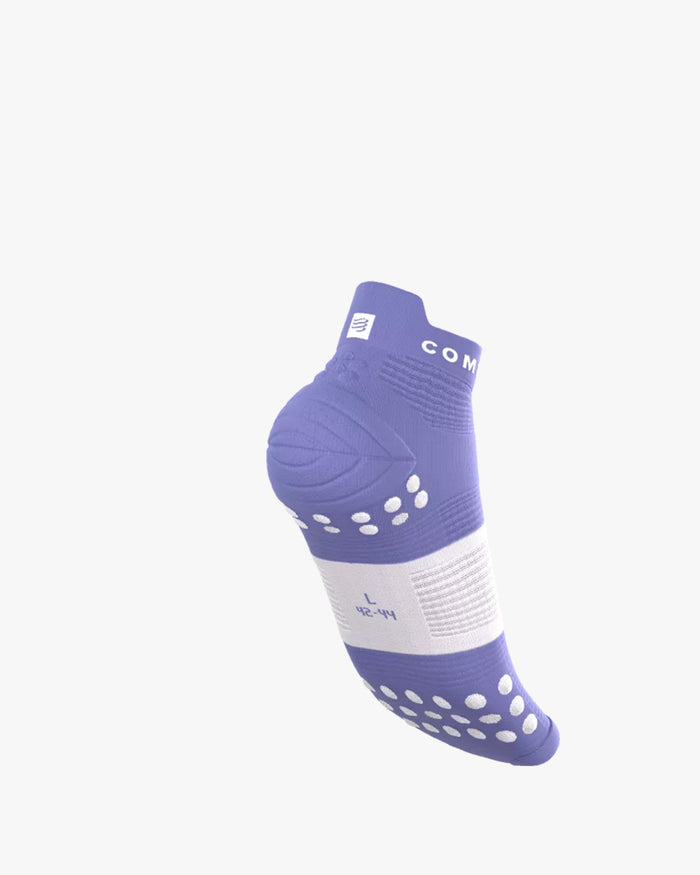 Compressport Unisex's Pro Racing Socks v4.0 Run Low - Ironman 2026 - L1 - Jacaranda/White