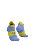 Compressport Unisex's Pro Racing Socks v4.0 Run Low - Jacaranda/Maize