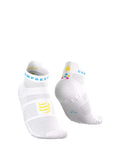 Compressport Unisex's Pro Racing Socks v4.0 Run Low Ironman 2026 L2 - White