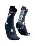 Compressport Unisex's Pro Racing Socks V4.0 Trail - Magnet/White