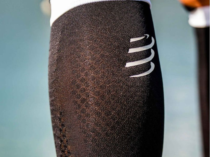 Compressport Unisex's R2 3.0 Calf Sleeve - Black/White