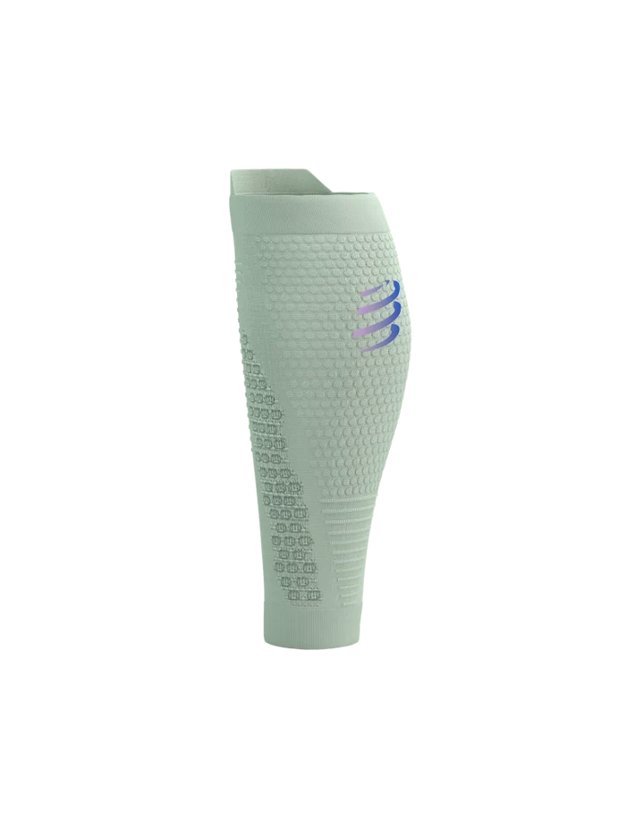 Compressport Unisex's R2 3.0 Calf Sleeves - Aqua/Jacaranda