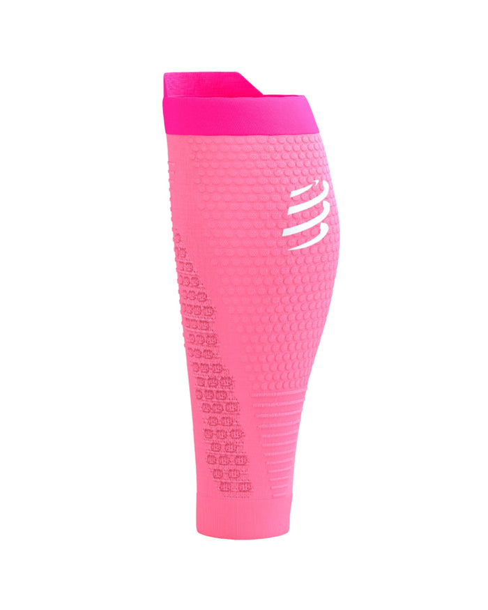Compressport Unisex's R2 3.0 Calf Sleeves - Begonia/Neon Pink