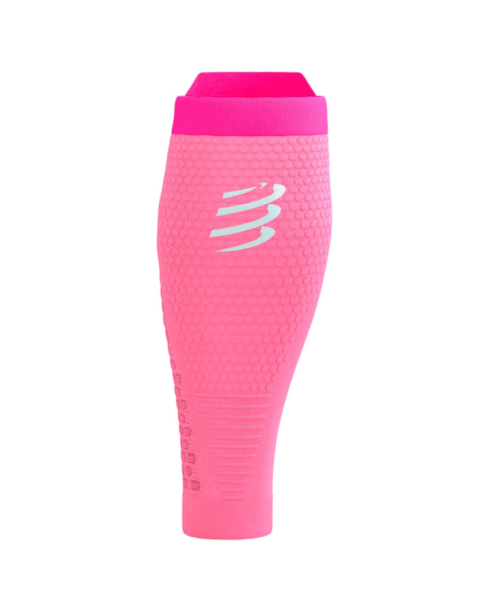 Compressport Unisex's R2 3.0 Calf Sleeves - Begonia/Neon Pink