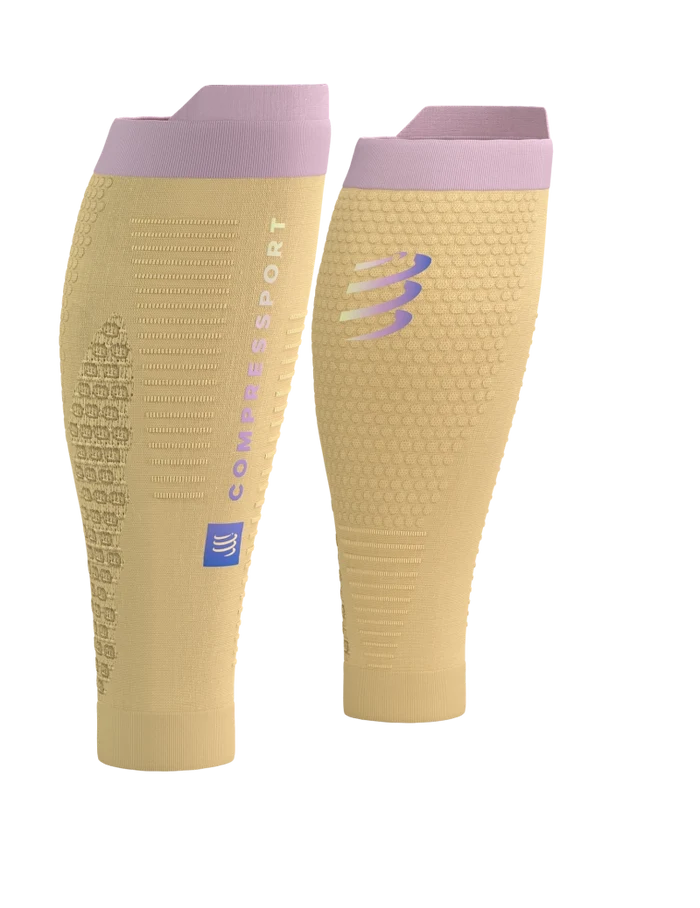 Compressport Unisex's R2 3.0 Calf Sleeves - Impala/Roseate