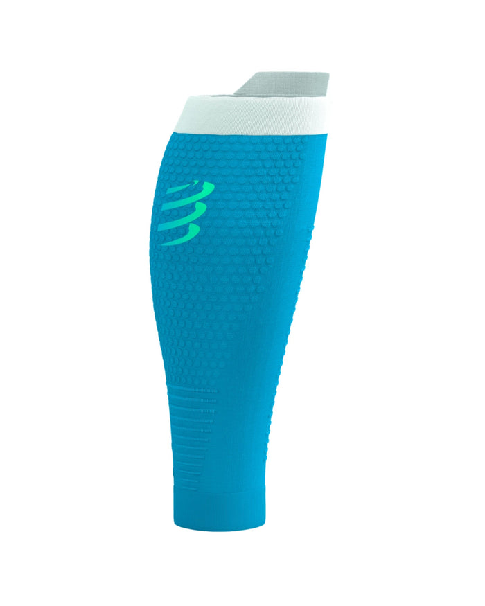 Compressport Unisex's R2 3.0 Calf Sleeves - Norse Blue/White