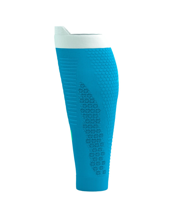 Compressport Unisex's R2 3.0 Calf Sleeves - Norse Blue/White