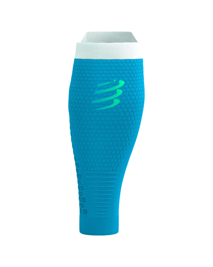 Compressport Unisex's R2 3.0 Calf Sleeves - Norse Blue/White