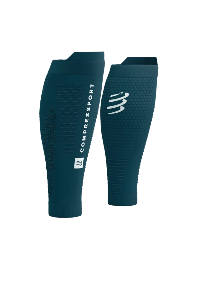 Compressport Unisex's R2 3.0 Calf Sleeves - Stargazer/White
