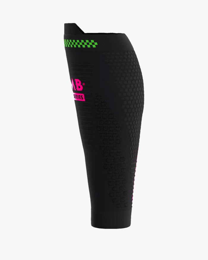 Compressport Unisex's R2 3.0 Calf Sleeves UTMB 2026 L1 - Black