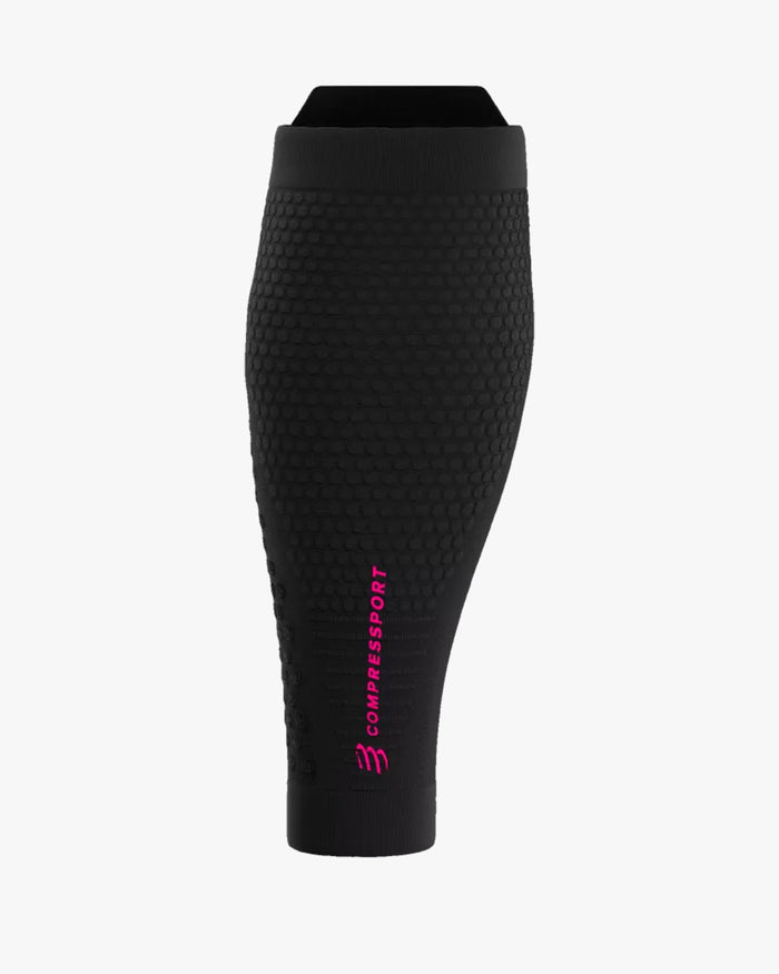 Compressport Unisex's R2 3.0 Calf Sleeves UTMB 2026 L1 - Black