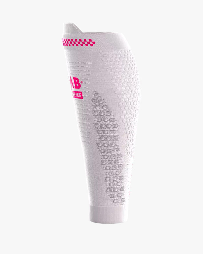 Compressport Unisex's R2 3.0 Calf Sleeves UTMB 2026 L1 - White