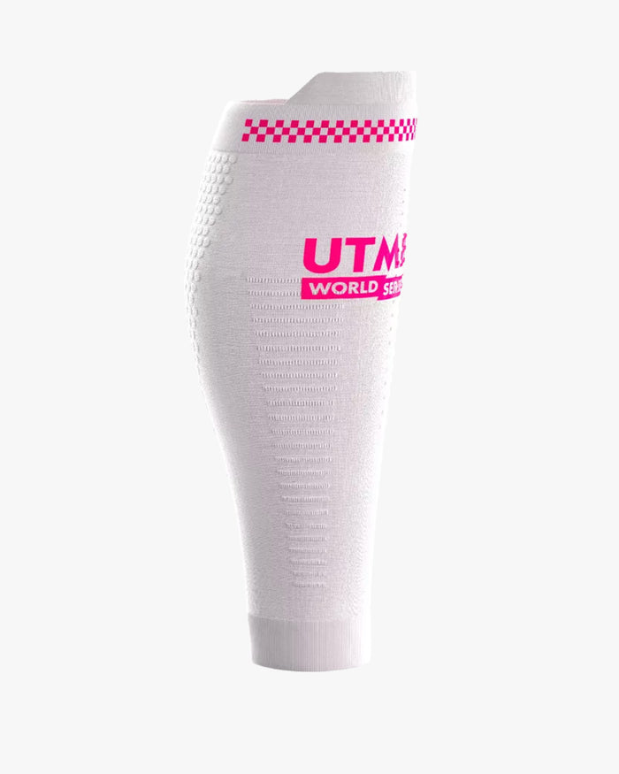 Compressport Unisex's R2 3.0 Calf Sleeves UTMB 2026 L1 - White