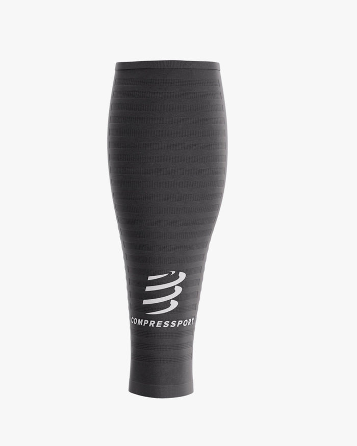 Compressport Unisex's R2 Aero 2.0 Calf Sleeves - Black/White