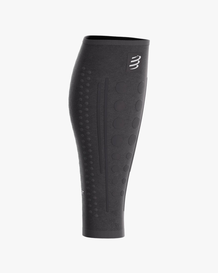 Compressport Unisex's R2 Aero 2.0 Calf Sleeves - Black/White
