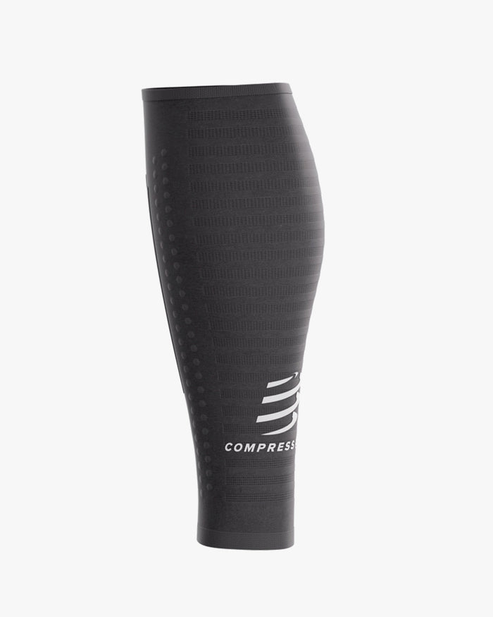 Compressport Unisex's R2 Aero 2.0 Calf Sleeves - Black/White