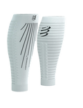 Compressport Unisex's R2 AERO Calf Sleeves - White/Black
