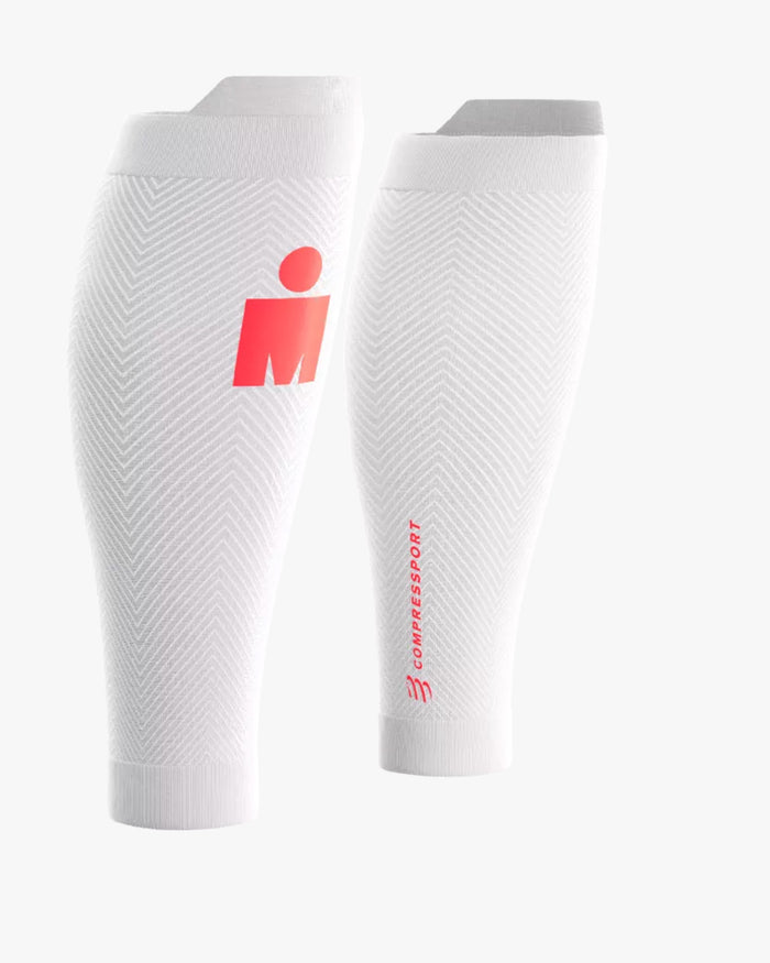 Compressport Unisex's R2 Oxygen - Ironman 2026 - L1 - White/Neon Red