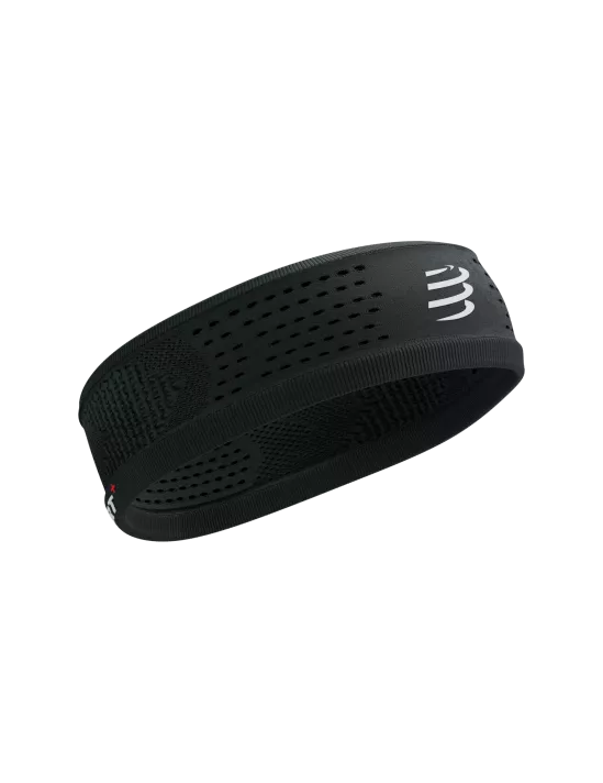 Compressport Unisex's Thin Headband On/Off - Black