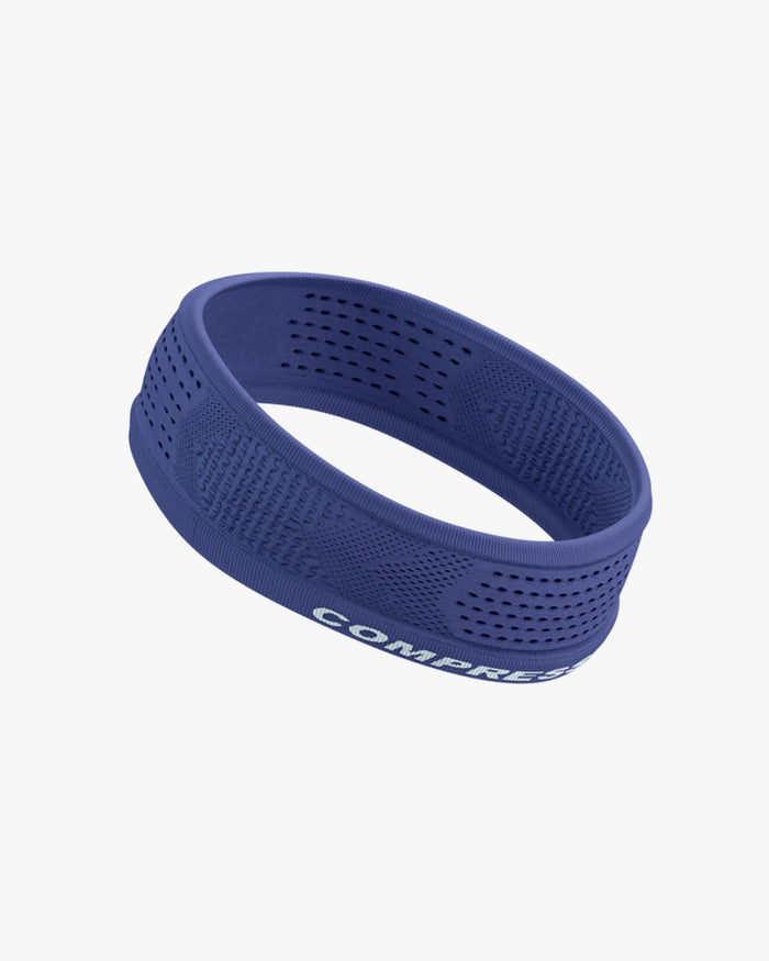 Compressport Unisex's Thin Headband On/Off - Orient Blue