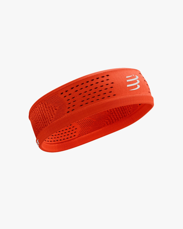 Compressport Unisex's Thin Headband On/Off - Tigerlily