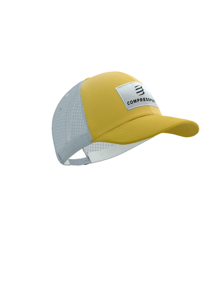 Compressport Unisex's Trucker 6P Cap - Grey Dawn/Ceylon