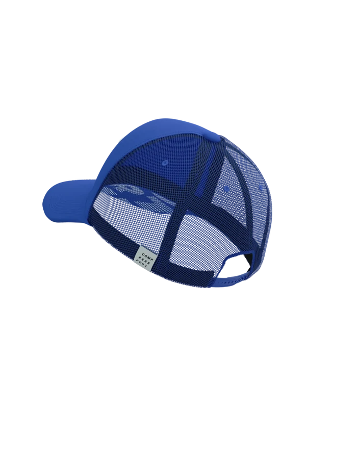 Compressport Unisex's Trucker Cap - Dazz Blue/White