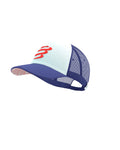 Compressport Unisex's Trucker Cap - Orient Blue/Star White