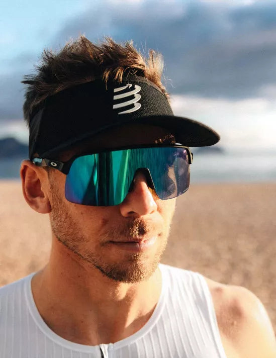 Compressport Unisex's Visor Ultralight - Black/White