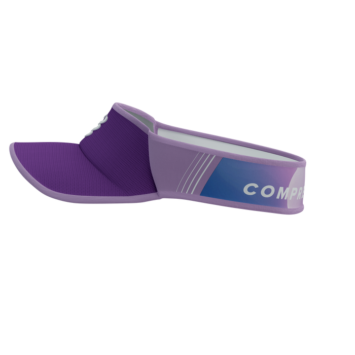 Compressport Unisex's Visor Ultralight - Royal Lilac/White