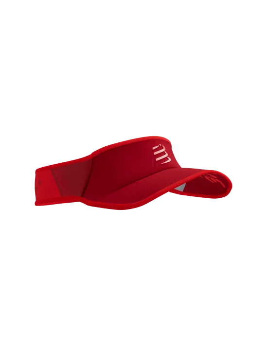 Compressport Unisex's Visor Ultralight - Samba/Core Red