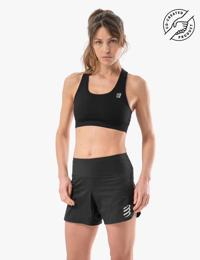 Compressport Women's FeelFree Seamless Bra - Black