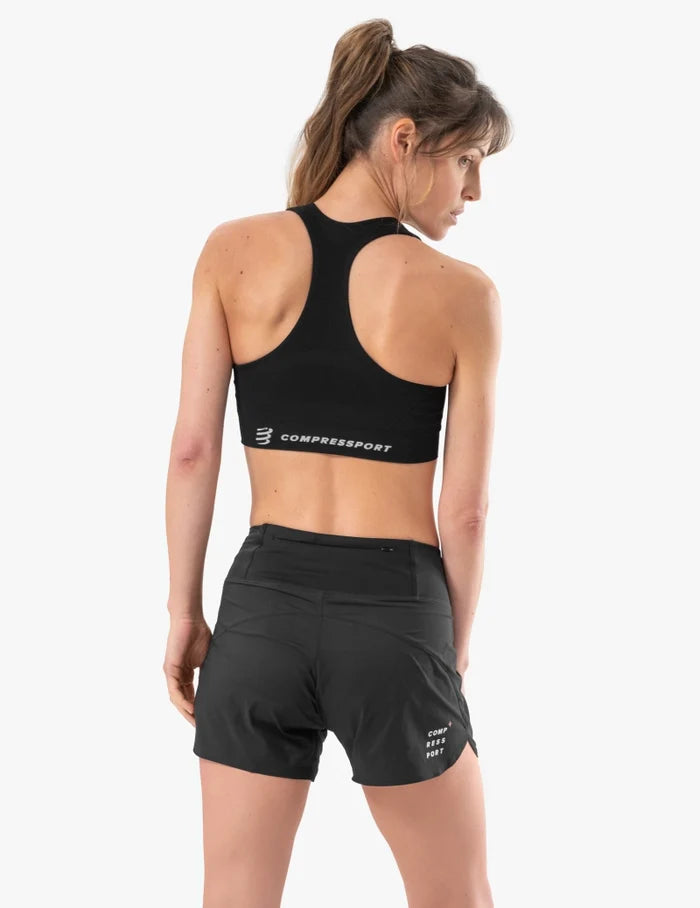 Compressport Women's FeelFree Seamless Bra - Black