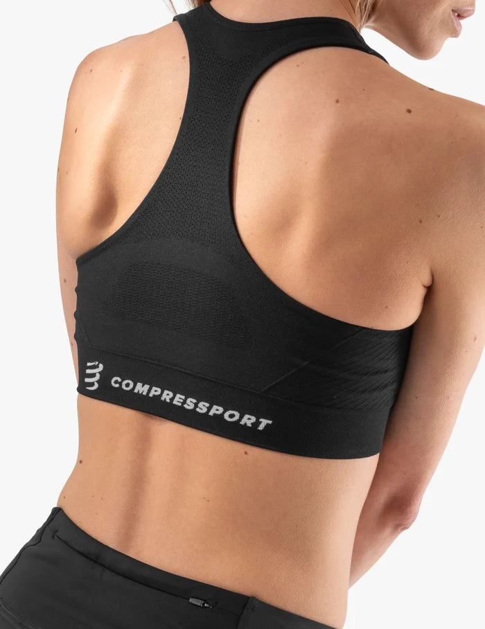 Compressport Women's FeelFree Seamless Bra - Black