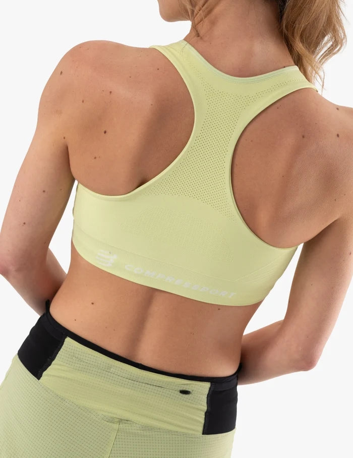 Compressport Women's FeelFree Seamless Bra - Shadow Lime