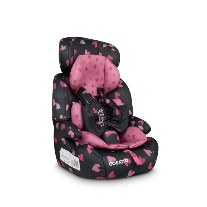 Cosatto Zoomi Group 1/2/3 Car Seat - Charcoal Ligthearted Charcoal Ligthearted - ebebek